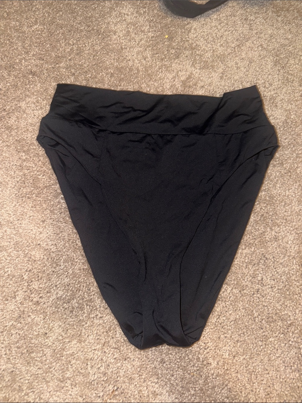 Becca High-Waist Black Bikini Bottom